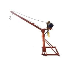 Краны строительные с поворотной стрелой и лебедкой