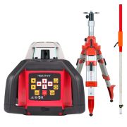 Комплект: ротационный нивелир RGK SP-610 + штатив RGK SH-170 рейка RGK LR-2