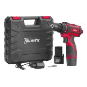 Дрель-шуруповерт аккумуляторная CDS-12, Li-Ion, 12 В// MTX