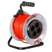 Удлинитель силовой на катушке Ресанта СУ-3х1,5-30/2 (с выкл., 4 розетки)