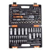 Набор инструментов, 1/2«, 1/4», CrV, в кейсе 108 предметов Вихрь