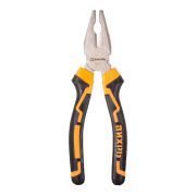 Плоскогубцы (пассатижи), 200мм., никелированные, двухкомпонентные рукоятки, Вихрь