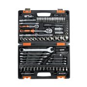 Набор инструментов, 1/2« , 1/4» , CrV, пластиковый кейс 82 предмета Вихрь