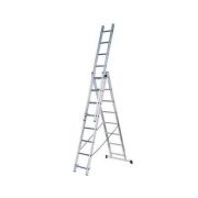 Лестница алюминиевая трехсекционная ВИХРЬ ЛА 3х7
