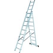 Лестница алюминиевая трехсекционная ВИХРЬ ЛА 3х8