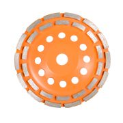 Чашка алмазная зачистная, 180 мм, двухрядная Вихрь
